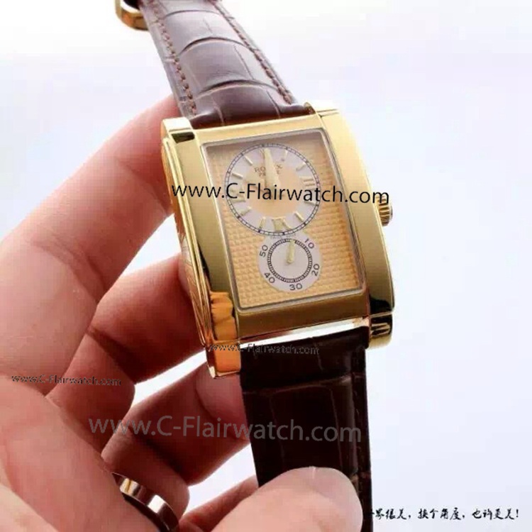 Fake Rolex Geneve Cellini Prince Men Watch Gold Case 28mm